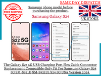 Samsung Galaxy S24 5G SM-S921B Dock Connector, Charging Port & PCB Microphone UK