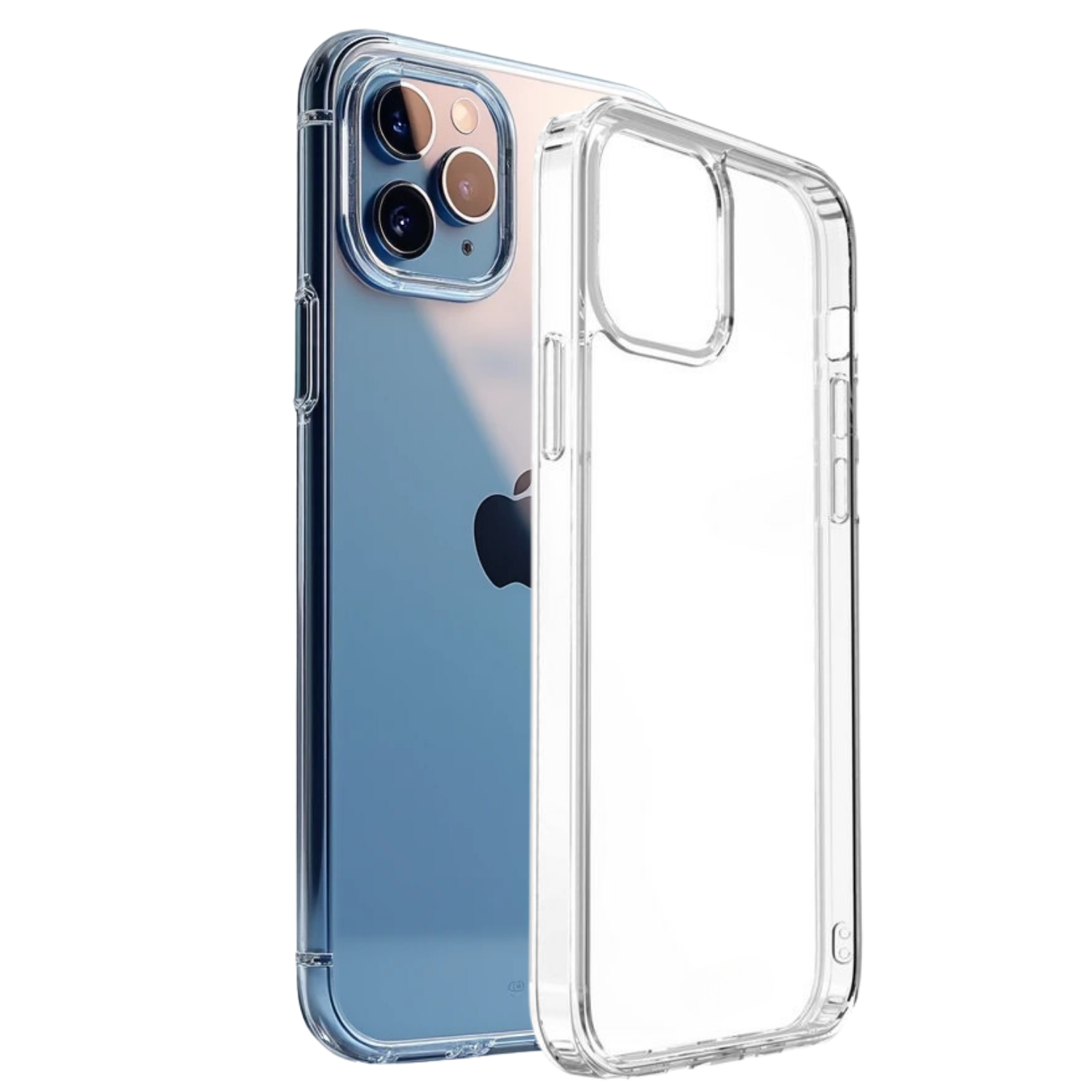 Silicone Clear Case for iPhone 16 15 14 Pro Max Plus 13 11 12 XR 7 8 Shockproof