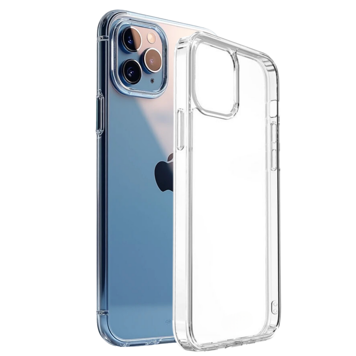 Silicone Clear Case for iPhone 16 15 14 Pro Max Plus 13 11 12 XR 7 8 Shockproof