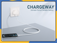 UK 3 Pin USB Wall Charger Plug Mains Fast Charging 1-Port Adapter for All Phones