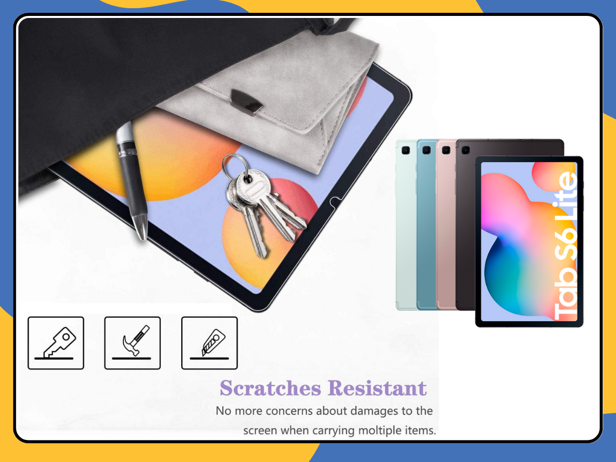 2X Tempered Glass Screen Protector For Samsung Galaxy Tab S6 Lite 10.4 P610 P615