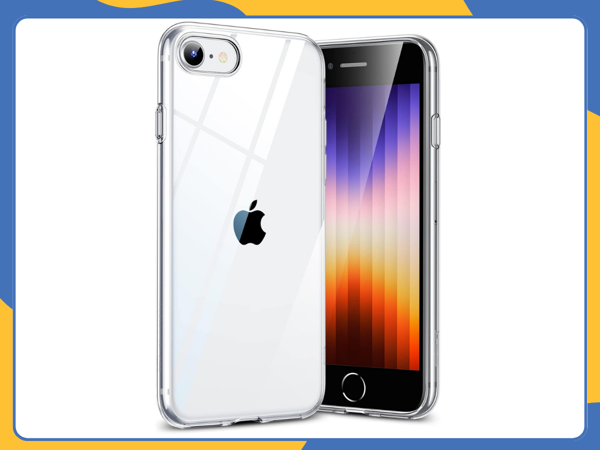 iPhone 7/8/SE (2020/2022) Clear Shockproof Silicone Gel Case Cover - UK Seller