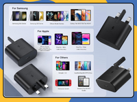 25W USB-C Fast Charger Plug PD UK 3 Pin Wall Adapter for Samsung iPhone Pixel UK