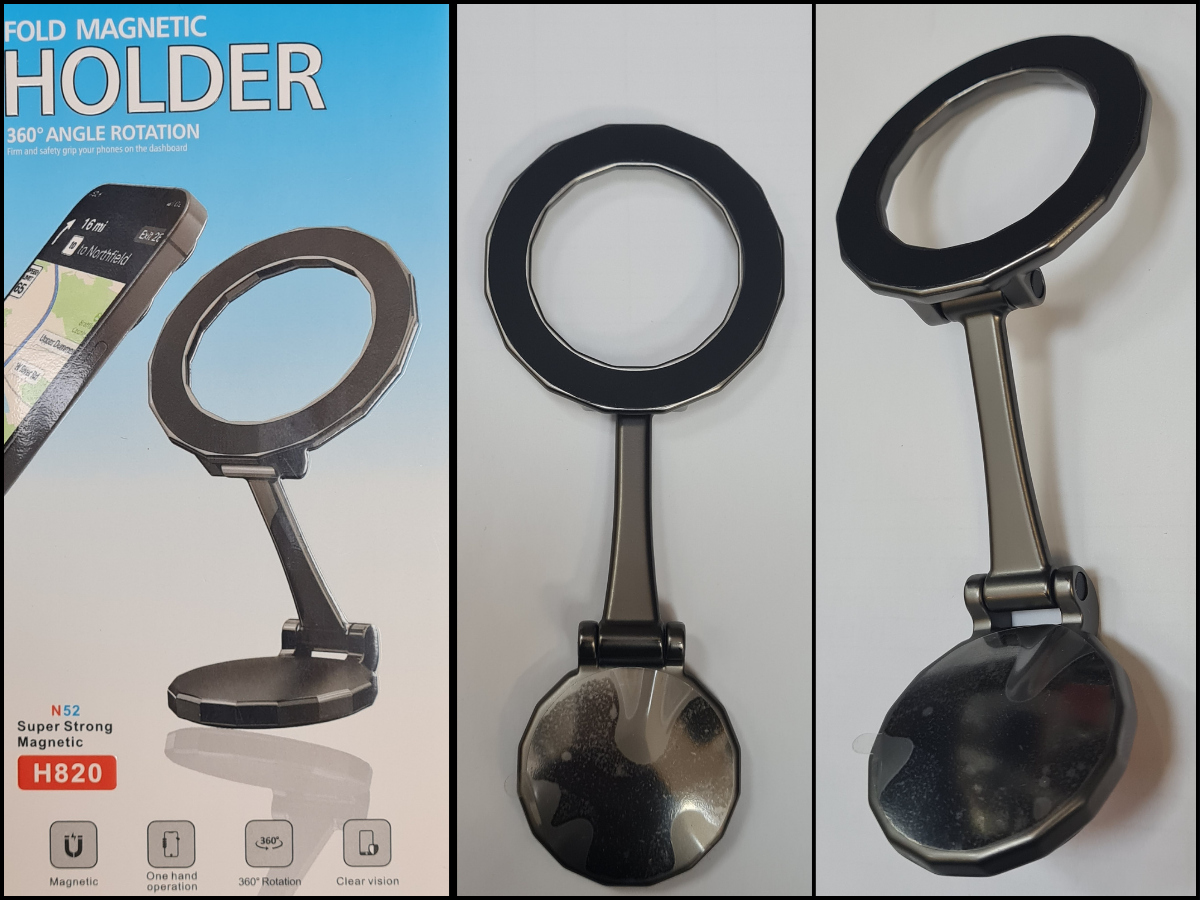 MagSafe Holder for iPhone 16 15 14 13 Pro Max & Samsung Magnetic 360° Car Mount