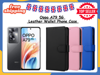 Oppo A79 5G Phone Case Leather Book Wallet Flip Folio Stand View Cover UK