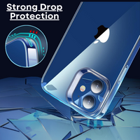 Silicone Clear Case for iPhone 16 15 14 Pro Max Plus 13 11 12 XR 7 8 Shockproof