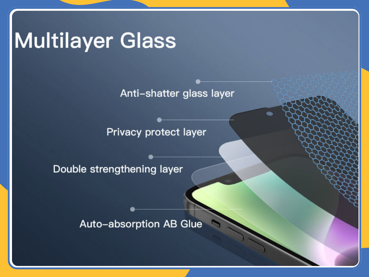 Privacy Tempered Glass Screen Protector For iPhone 16 15 14 13 12 11 XR Pro Max