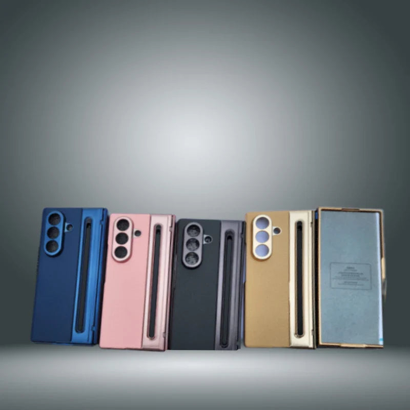 Leather Case with Pin Slot and Glass