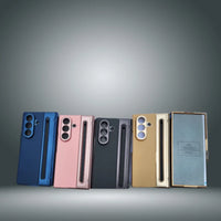 Leather Case with Pin Slot and Glass