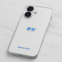 Clear gel case with precut camera holes