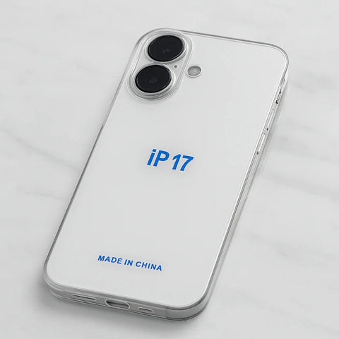 Clear gel case with precut camera holes