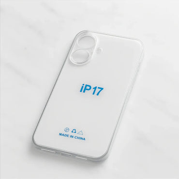 Clear gel case with precut camera holes