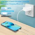 20W Super Fast Charger +Cable Type C For iPhone Xs XR 8Plus 6 14 13 12 11Pro Max