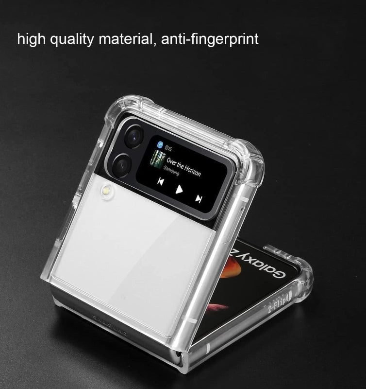 For Samsung Galaxy Z Flip 7 6 5 4 3 FE Clear Case MagSafe Charging Phone Cover