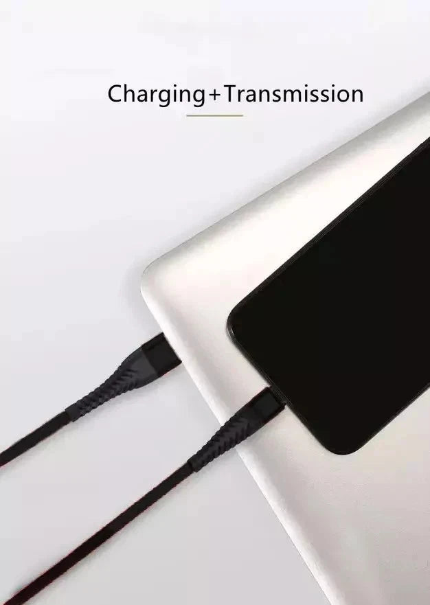 USB A to Type C Cable 3A 60W Fast Charger Lead For Iphone and ANDROID 1M 2M 3M