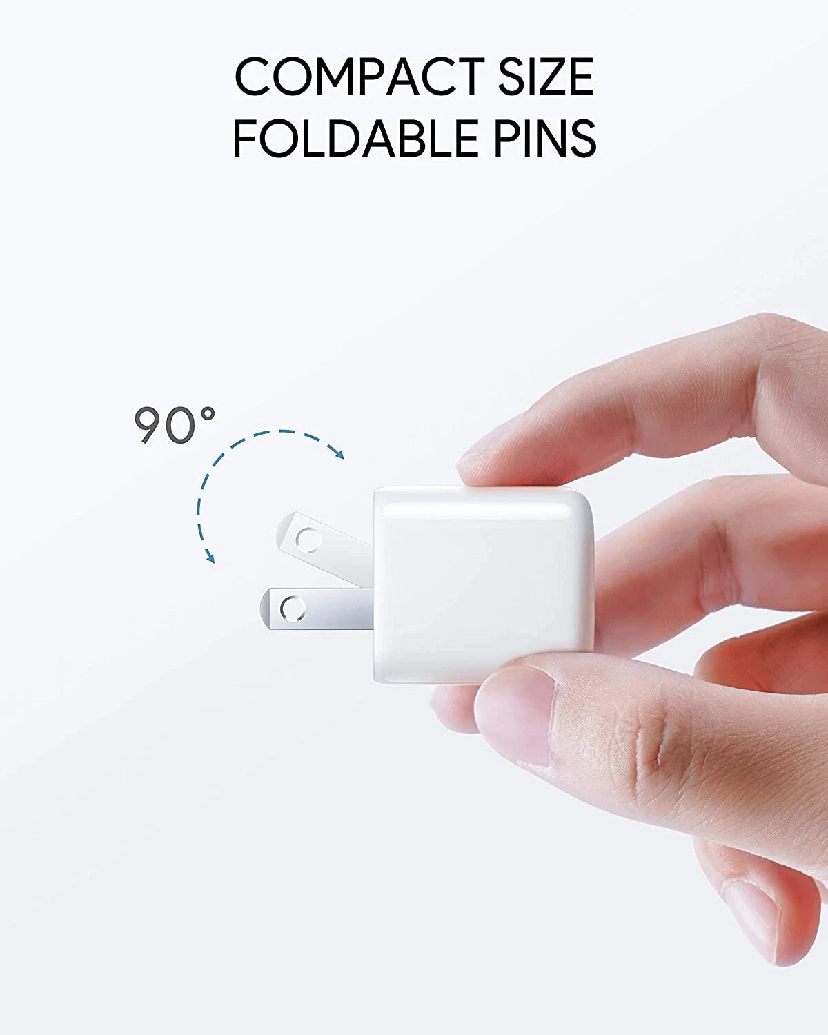 USB C Plug,20W Type C IPhone Fast Charger Plug,Foldable Design For all Iphones