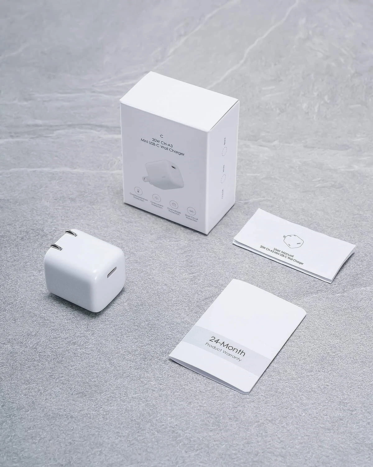 USB C Plug,20W Type C IPhone Fast Charger Plug,Foldable Design For all Iphones