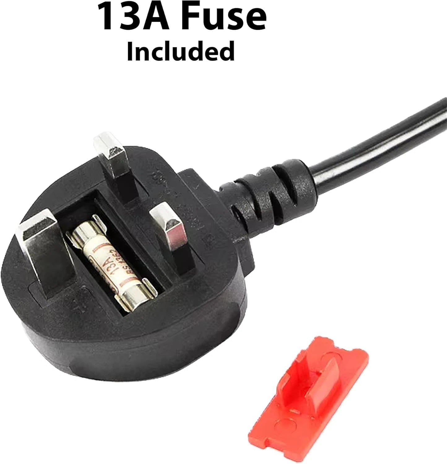 UK Power Cable C7 Figure 8 Power Lead, Power Cable/Kettle Lead for PS5/PS4