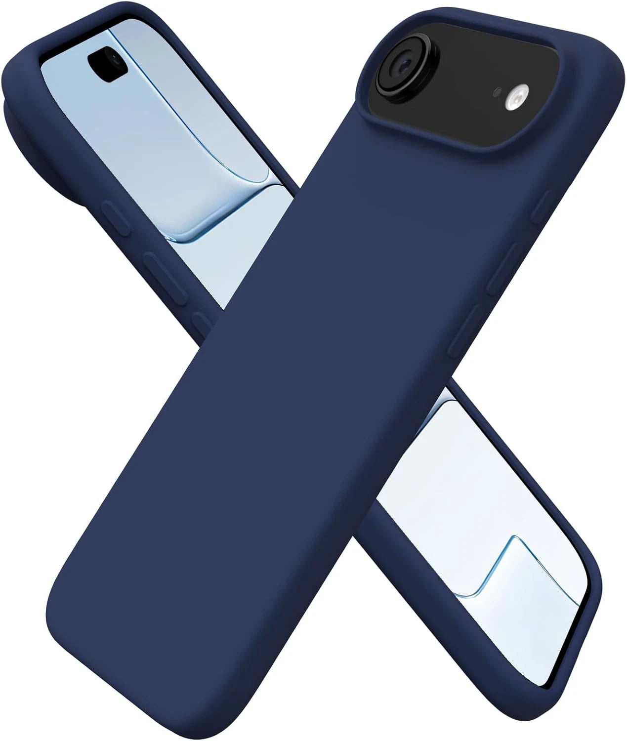 Liquid Silicon Case for iPhone 17 Air, 3 Layers Full Covered Case Multiple Color