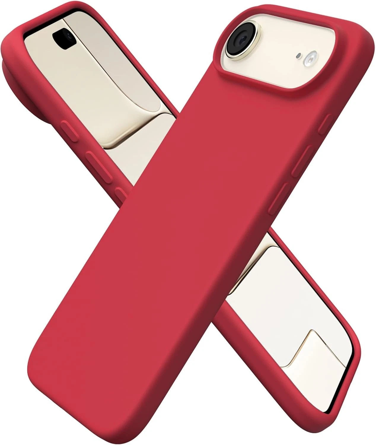 Liquid Silicon Case for iPhone 17 Air, 3 Layers Full Covered Case Multiple Color