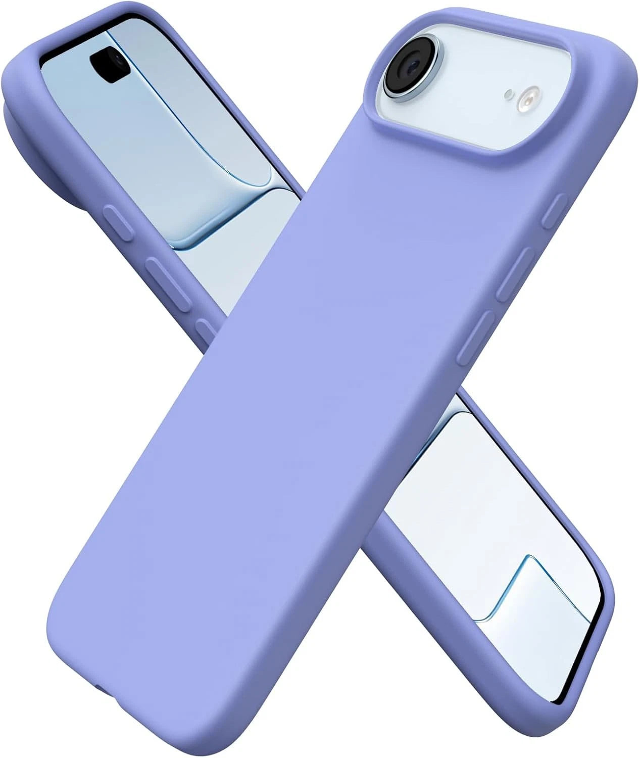 Liquid Silicon Case for iPhone 17 Air, 3 Layers Full Covered Case Multiple Color