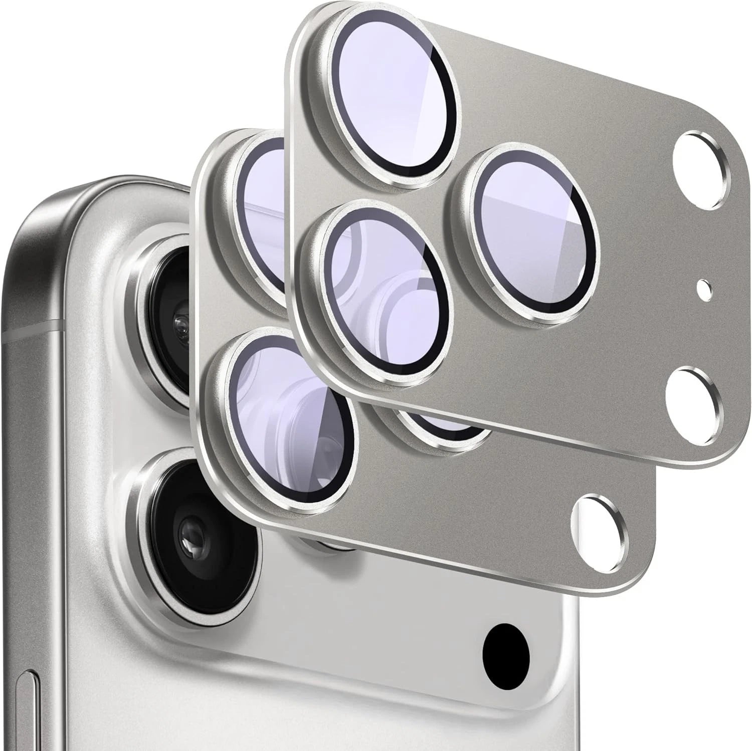 2PACK Tempered Glass CAMERA LENS Protector for iPhone 17, 9H Glass, Anti-Scratch