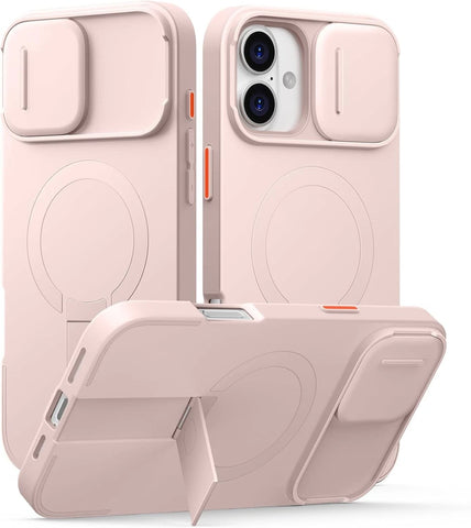 Magnetic Black Case for iPhone 17 Air , Shockproof Camera Protection Case 6.5"