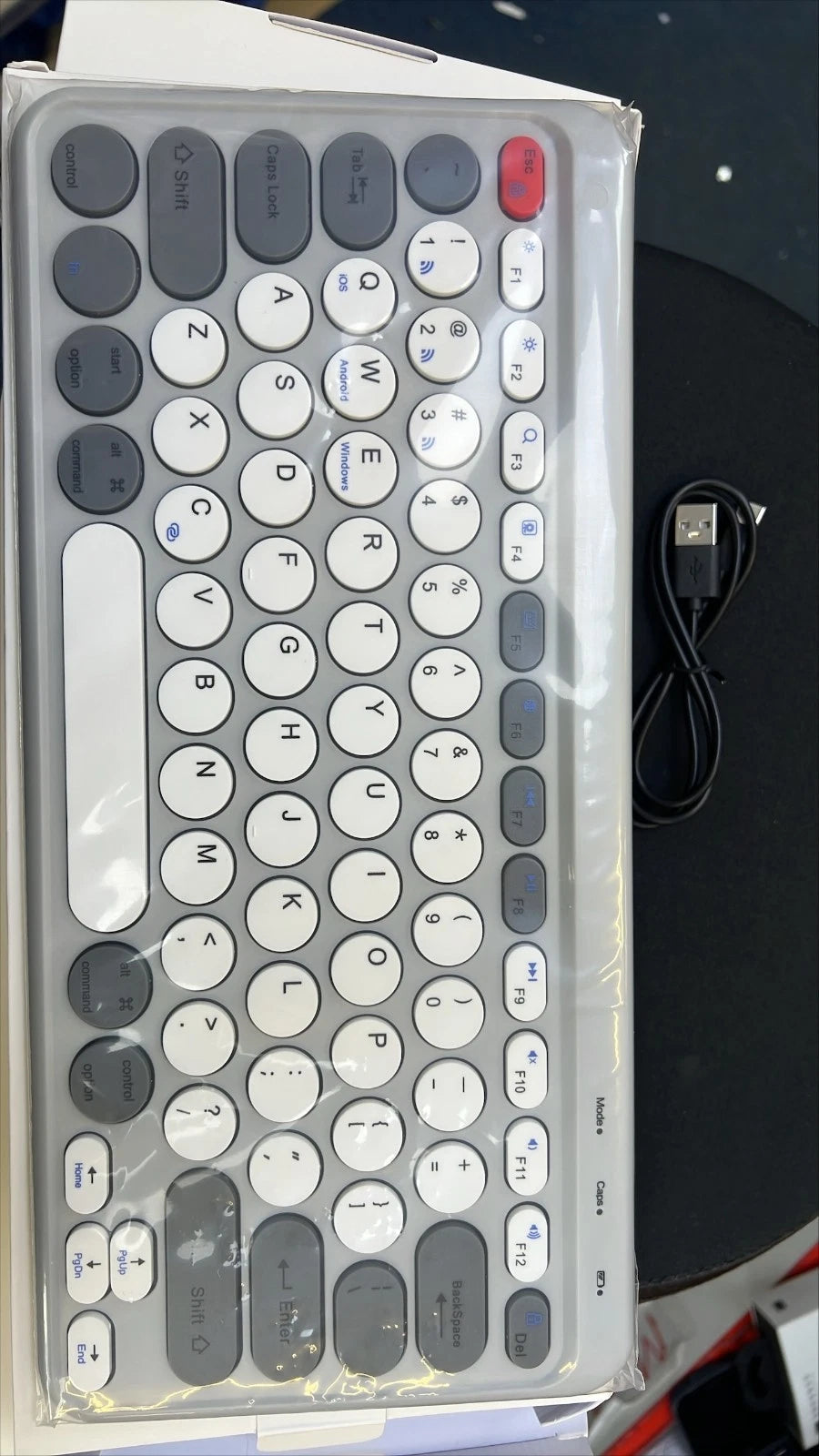 Wireless myltimode keyboard(Gray)