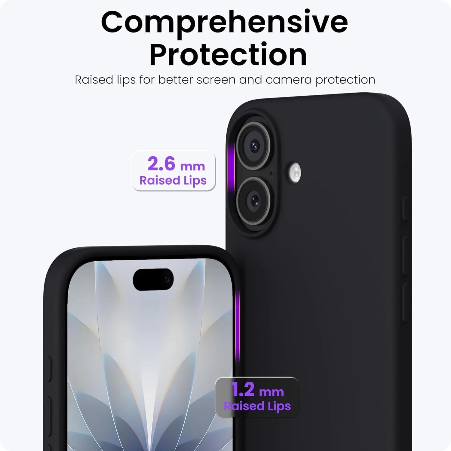 Shockproof Silicon Case For Apple iPhone 17 Gel Ultra Slim Case Multiple Colours