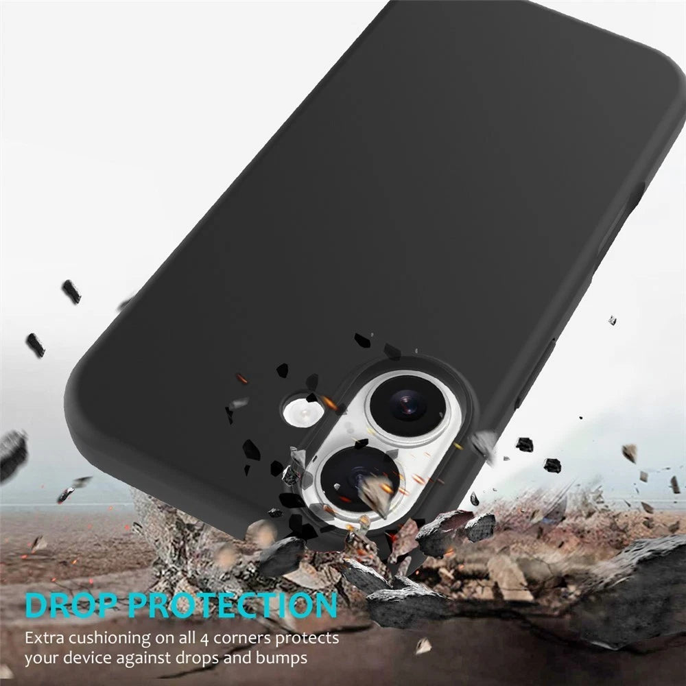 Shockproof Silicon Case For Apple iPhone 17 Gel Ultra Slim Case Multiple Colours
