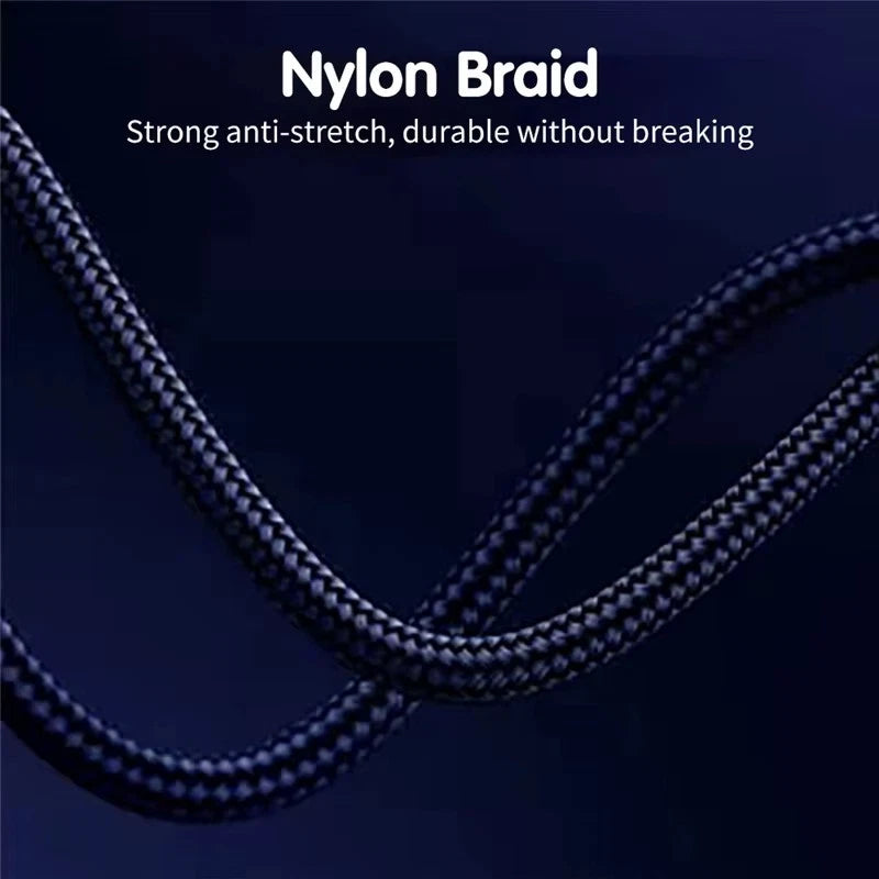 USB-C Cable To USB-C Braided Fast Charger Cable Type C Lead For iPhone 15 16 17