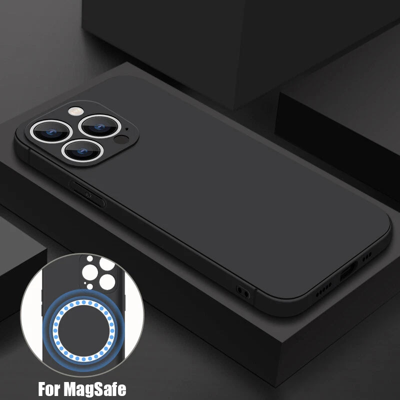 MagSafe Case for iPhone 16 Pro Max–Shockproof Matte Case | Magnetic Matte Cover