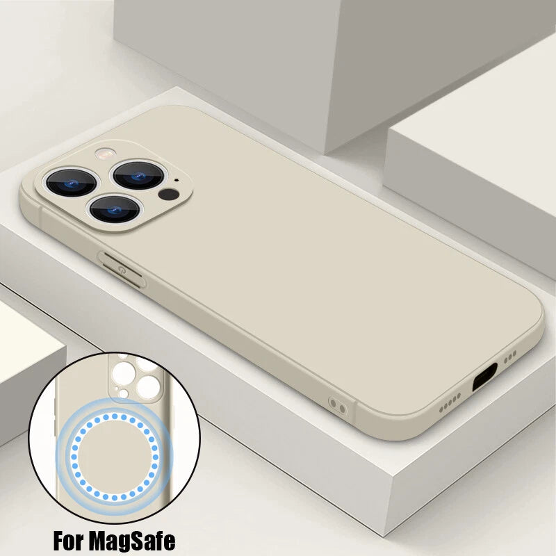 MagSafe Case for iPhone 16 Pro Max–Shockproof Matte Case | Magnetic Matte Cover