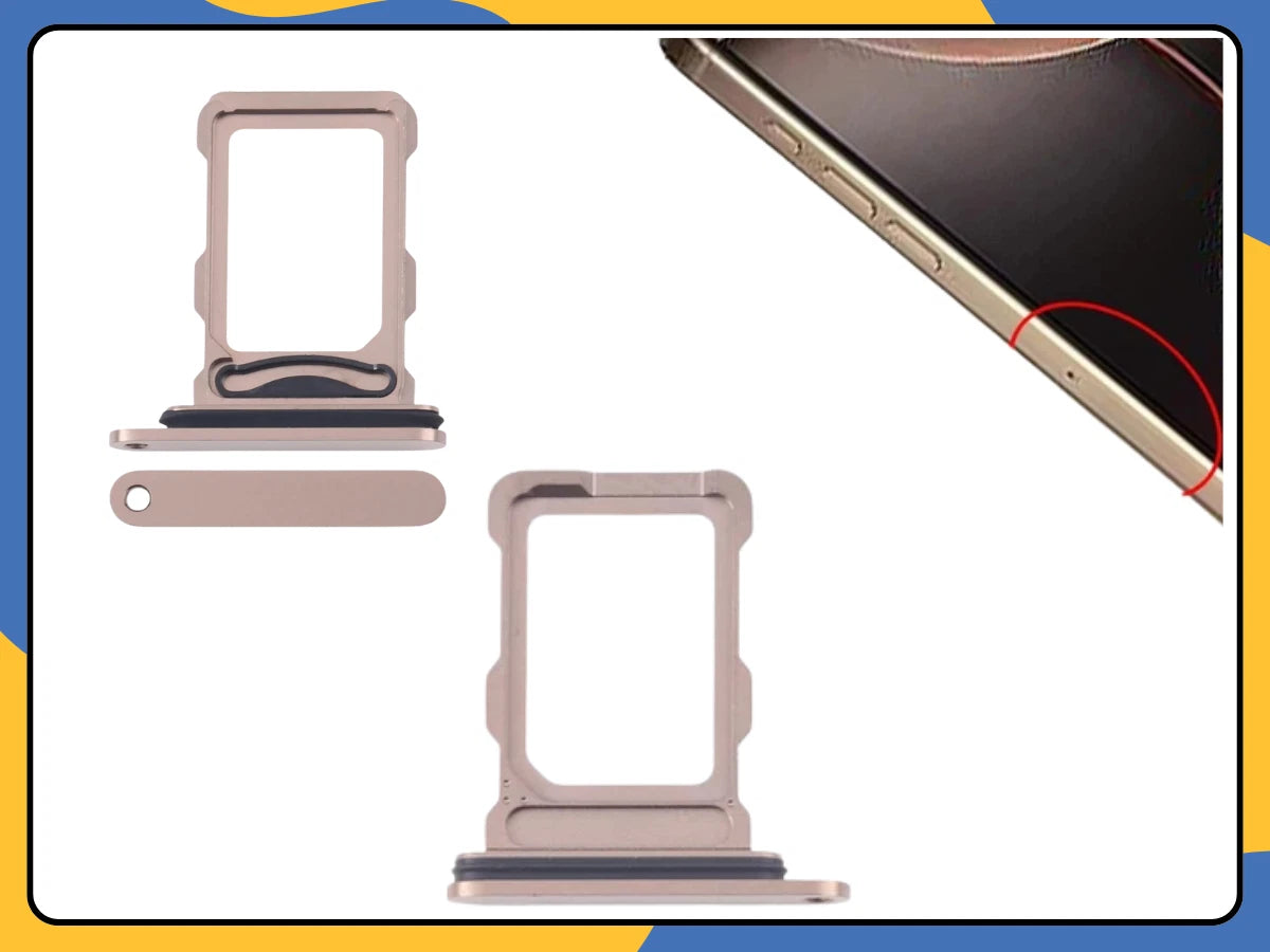 Apple iPhone 16Pro Max SIM Card Tray Replacement |OEM Single SIM Slot UK Version