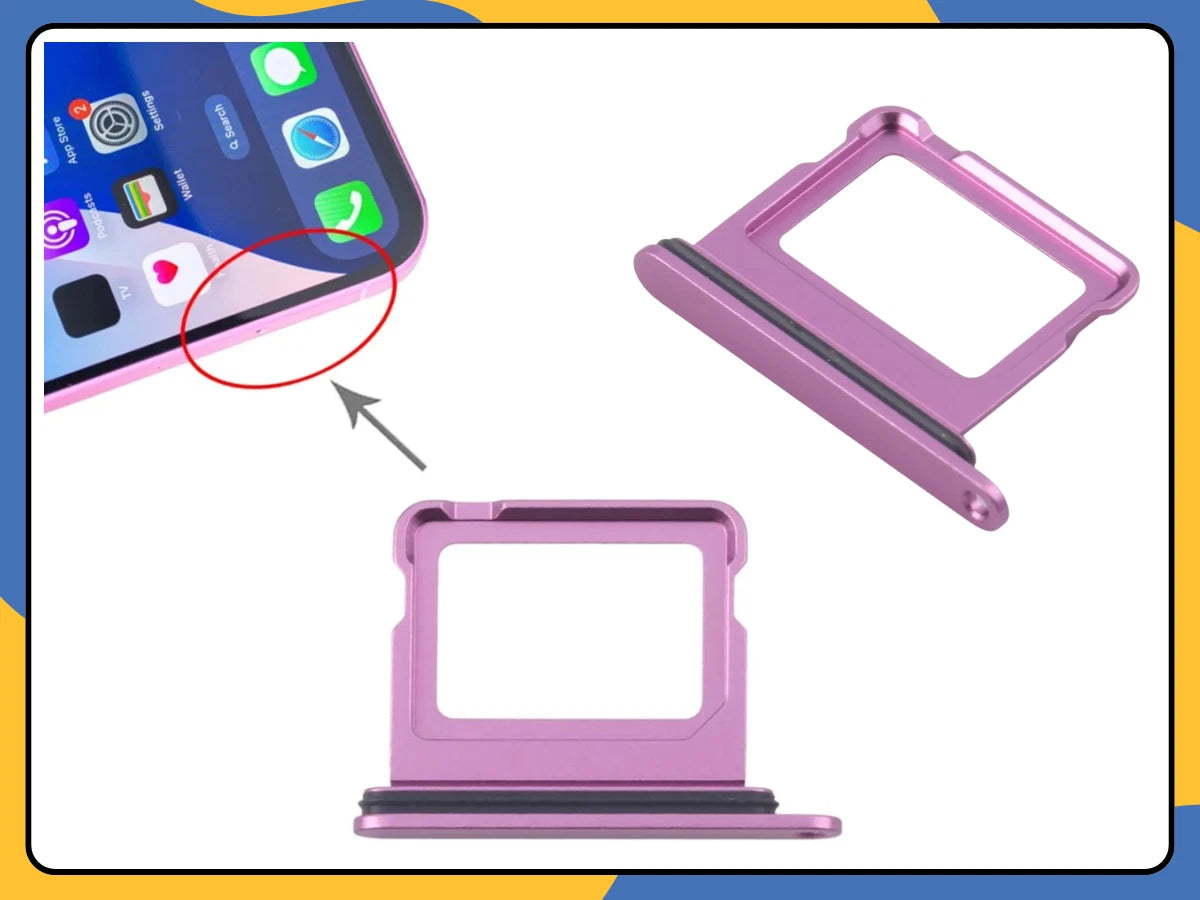 Apple iPhone 16 SIM Tray Replacement | OEM Physical Single SIM Card Slot for UK