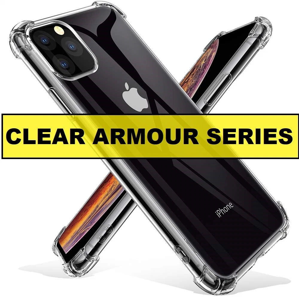 iPhone 11/11 Pro/11 Pro Max Clear Silicone Gel Case – Shockproof TPU Phone Cover