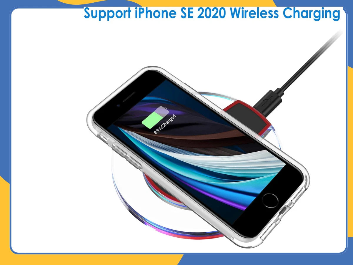 iPhone 7/8/SE (2020/2022) Clear Shockproof Silicone Gel Case Cover - UK Seller