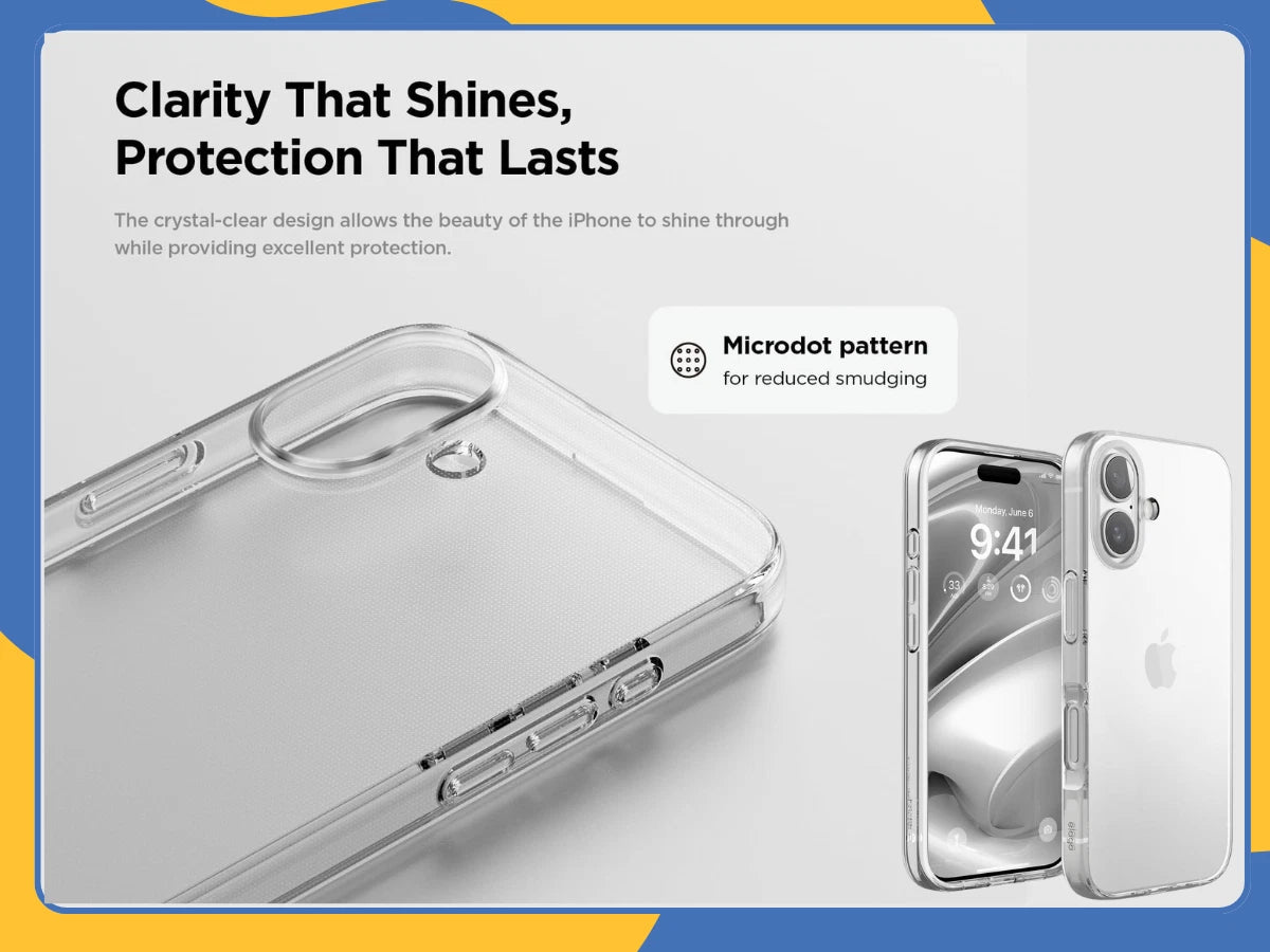 iPhone 16/16 Plus/16 Pro/16 Pro Max Clear Shockproof Silicone Gel Case UK Seller