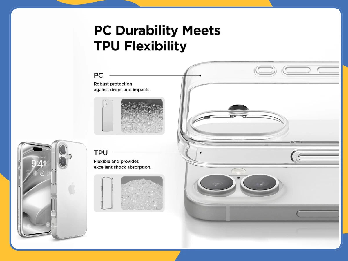 iPhone 16/16 Plus/16 Pro/16 Pro Max Clear Shockproof Silicone Gel Case UK Seller