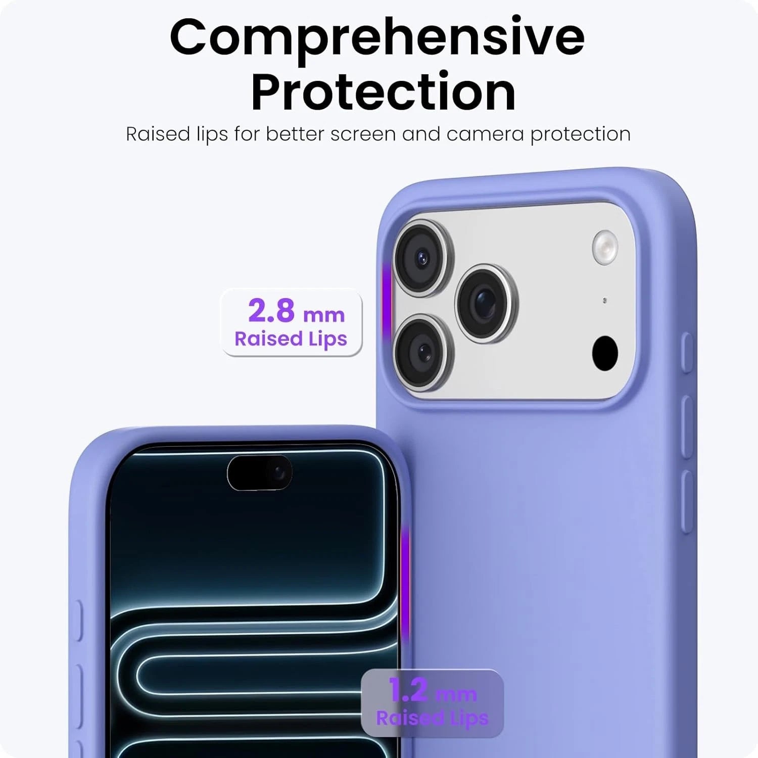 Shockproof Silicon Case For iPhone 17 Pro Gel Ultra Slim Case Multiple Colours