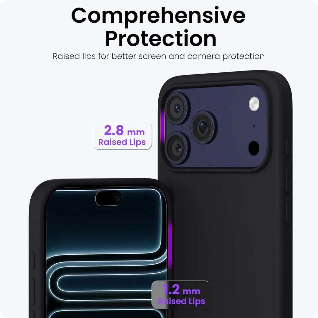 Shockproof Silicon Case For iPhone 17 Pro Gel Ultra Slim Case Multiple Colours