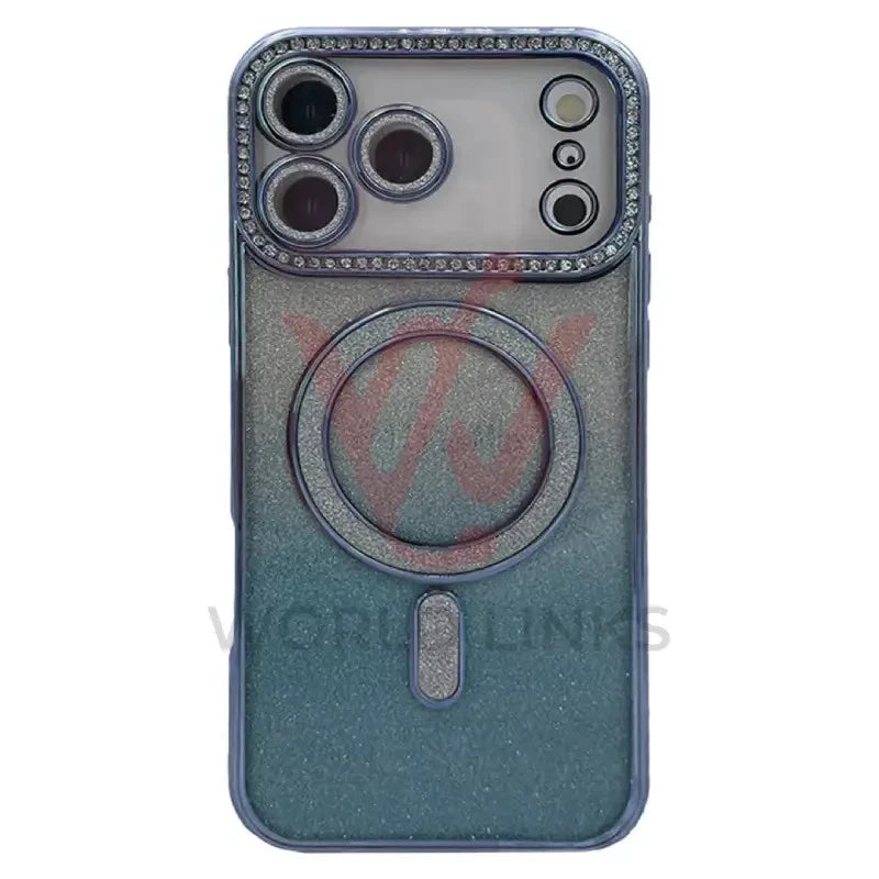 Diamond glitter magsafe case iphone 17 pro max