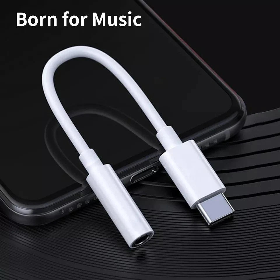 USB C to 3.5mm Audio Adaptor Jack Adapter Type C to 3.5mm Headphone Aux Digital