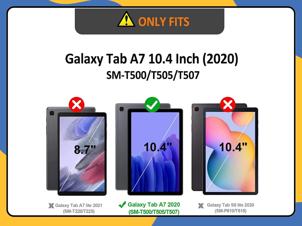 2X Screen Protector For Samsung Galaxy Tab A7 (T500)  Tempered Glass UK