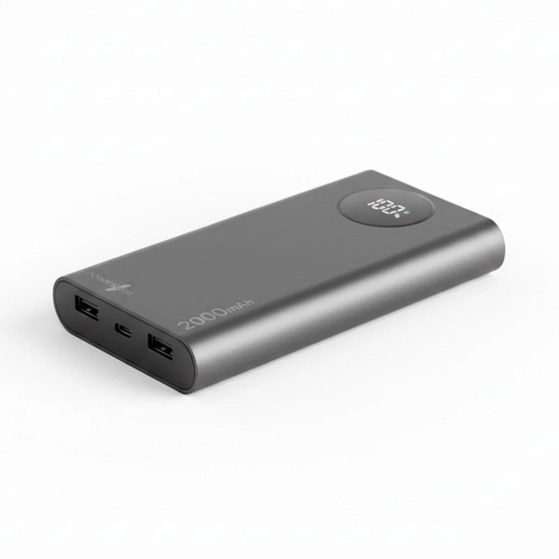Portable 20000 mAh Power Bank: 10W Fast Charge, USB-A/C Ports, For All Phones