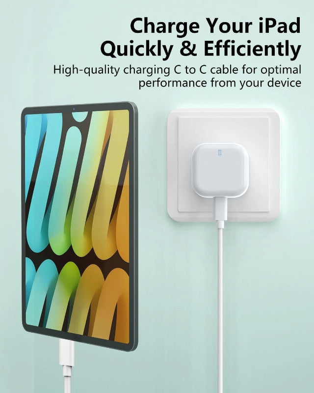 20W Fast USB-C Charger Plug/Data Cable For IPhone 17 16 15 Pro Max Plus