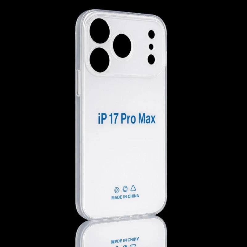 Clear gel case iphone17 air with precut camera holes
