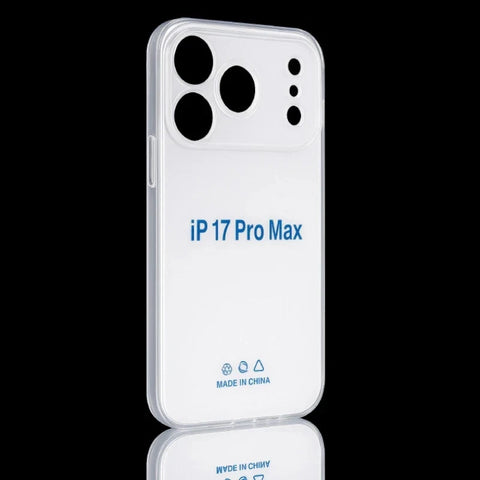 Clear gel case iphone17 air with precut camera holes