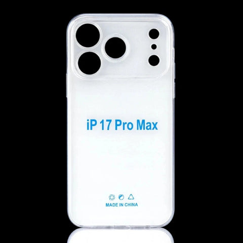 Clear gel case iphone17 air with precut camera holes