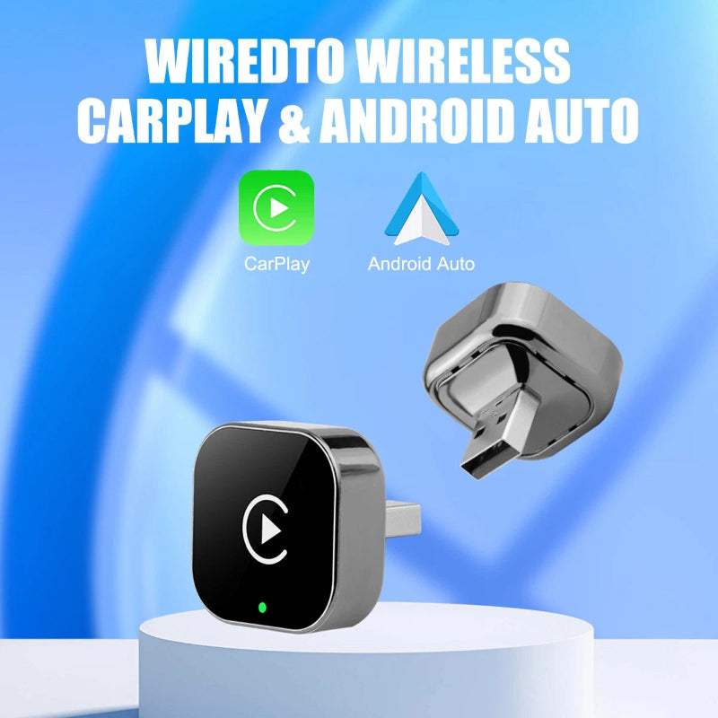 Wireless CarPlay USB Adapter For Apple & Android Carplay Dongle Plug &Play